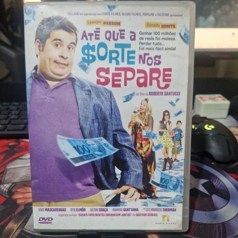 Dvd's Cinderela, Agente 86 e Até Que a Sorte Nos Separe.