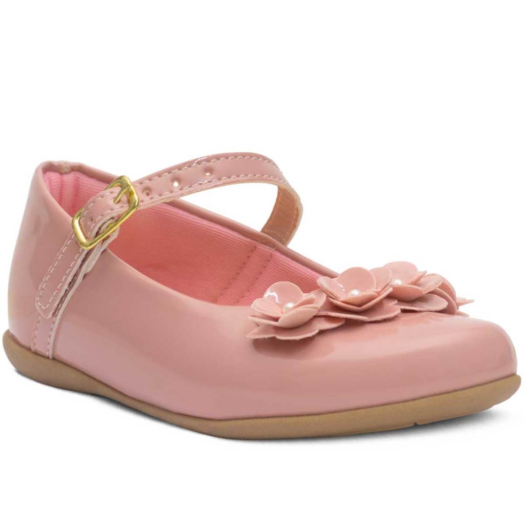 Sapatilha Infantil Feminina Sapato Menina Rasteirinha 02.205 em Oferta na Shopee