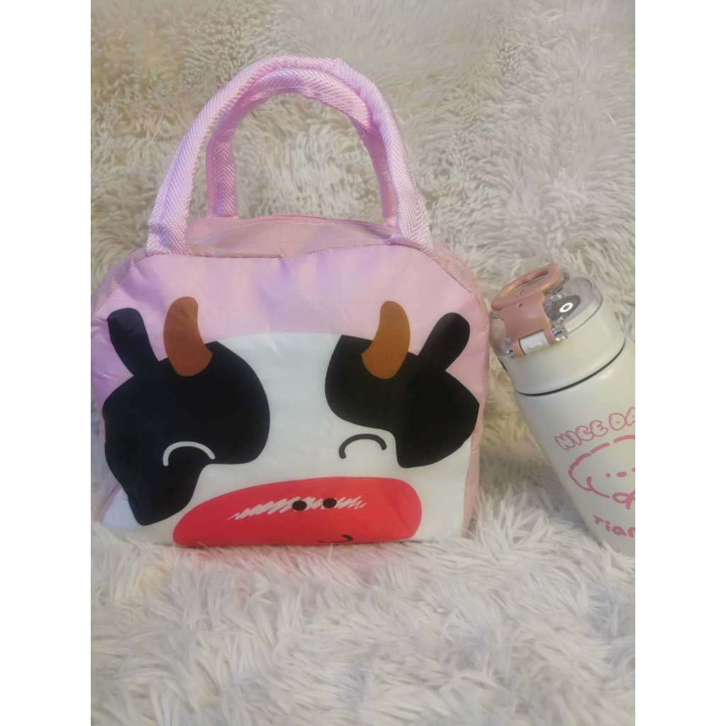Bolsa Térmica Infantil 3D Personagens Fofo Lancheira Escolar Isolamento Térmico Meninos Meninas