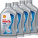 Kit 4 Litros Óleo motor SHELL 5w30 Sintético HX8