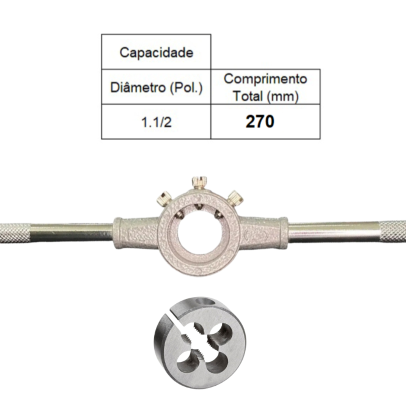 PORTA COSSINETE CAPACIDADE 1.1/2 POLEGADA + COSSINETE MANUAL AÇO LIGA M12 X 1,5 - ANSI - ROCAST