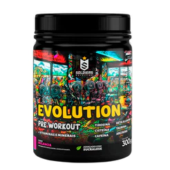 Pré Treino Evolution 300g Soldiers Nutrition Pre Workout Termogênico Energia Foco Resistência Academia