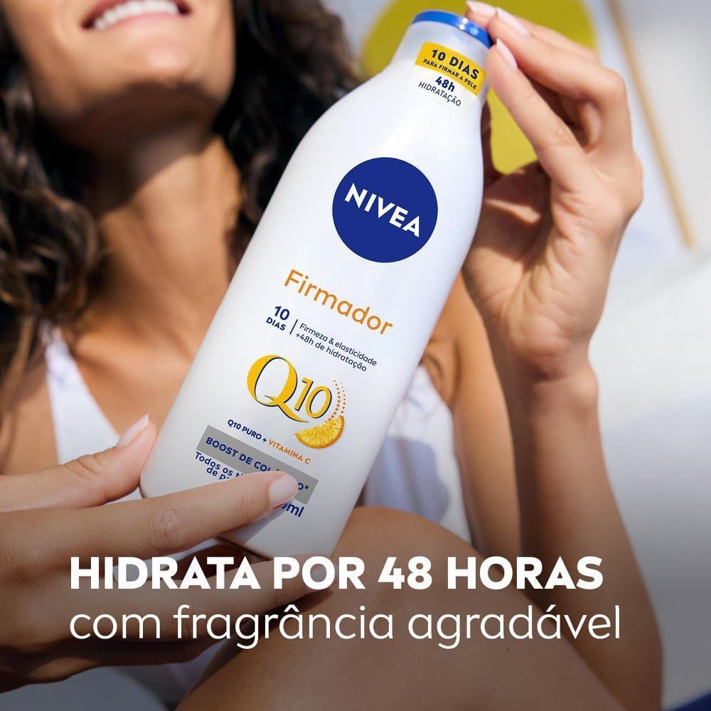 Creme Firmador NIVEA Q10 + Vitamina C 400ml – Hidratação e Firmeza da Pele