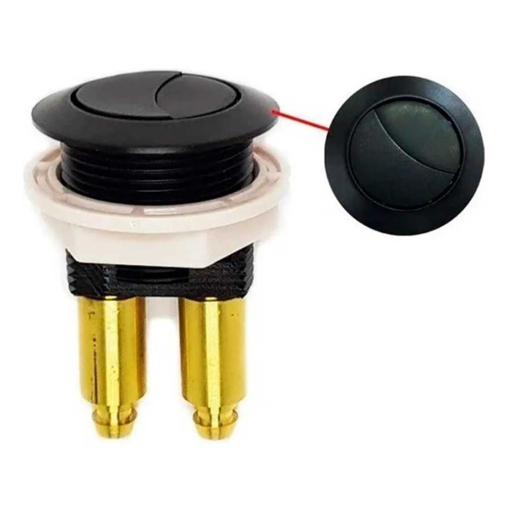 Subconjunto Botão Acionamento SI.51 para Caixa Acoplada Black Matte Deca Original