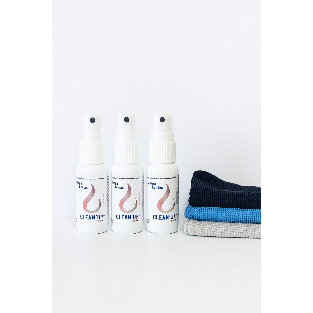 Kit 3 Limpa Lentes 25ml + 3 Flanelas Mágicas em Oferta na Shopee