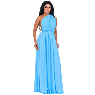 Vestido Longo Varias Formas De Usar Multiuso para Madrinhas de Festa de Casamento Branco Noiva
