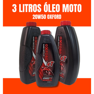 3 Óleo Para Moto Honda cg titan fan , ybr , yes , dafra 20w 50 4t em Oferta na Shopee
