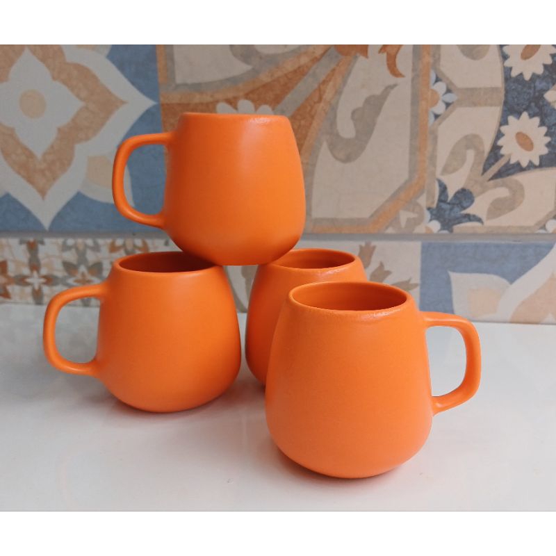 Caneca Xicara 150ml Bojuda Porcelana Cafezinho Chá - Kit com 4 Caneca Bojuda Cafezinho Lembrancinha em Oferta na Shopee