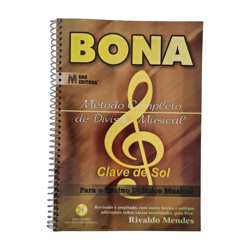 Método Bona Completo Leitura Partitura e Solfejo com QR Code MP3 Grátis p/ Alunos e Professores EME