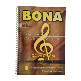 Método Bona Completo Leitura Partitura e Solfejo com QR Code MP3 Grátis p/ Alunos e Professores EME em Oferta na Shopee
