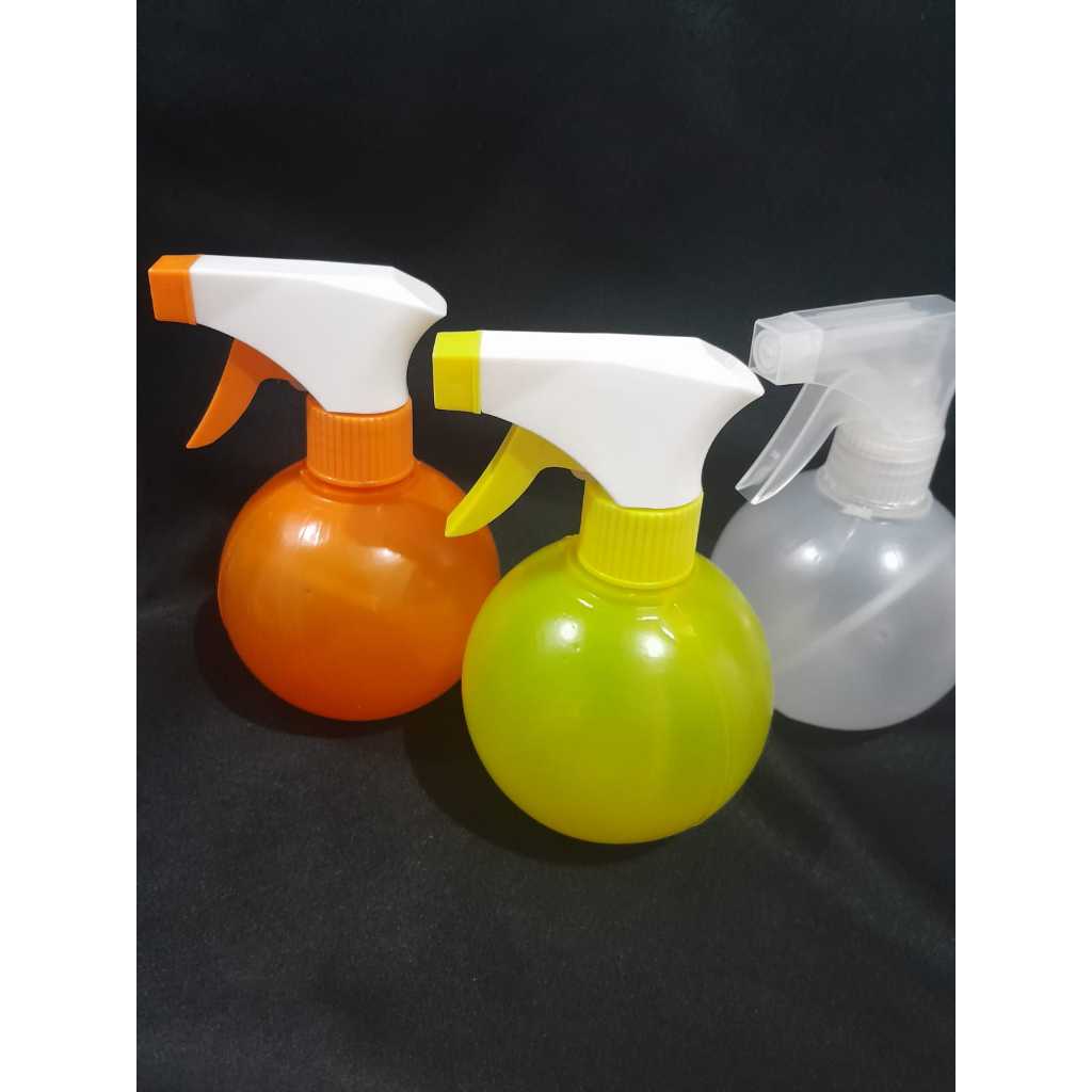 Kit 3 unidades - BORRIFADOR 300ML BOLINHA COLORIDOS GATILHO BRANCO -