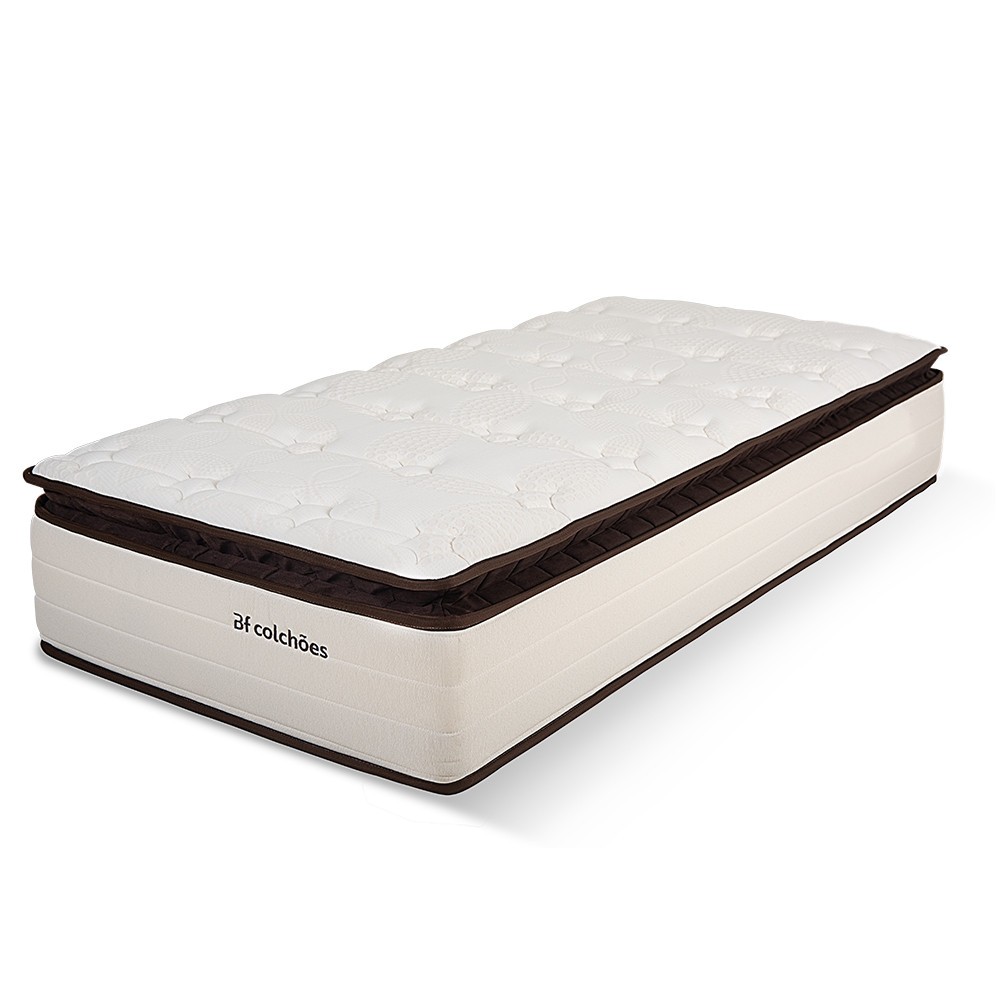 Colchão Solteiro Molas Ensacadas Sensation Premium 88x188cm BF Colchões em Oferta na Shopee
