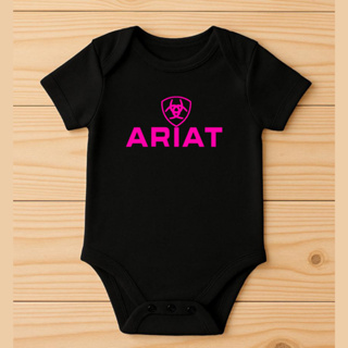 Body Bebe Infantil Ariat novo Rosa Country Rodeo Festa de Peão Manga Curta em Oferta na Shopee