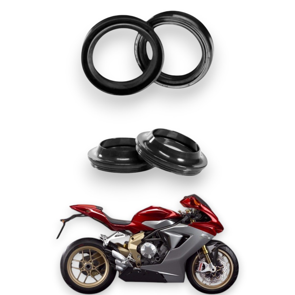 Retentor Bengala + Guarda Pó Mv Agusta F3 675 2011 Até 2013