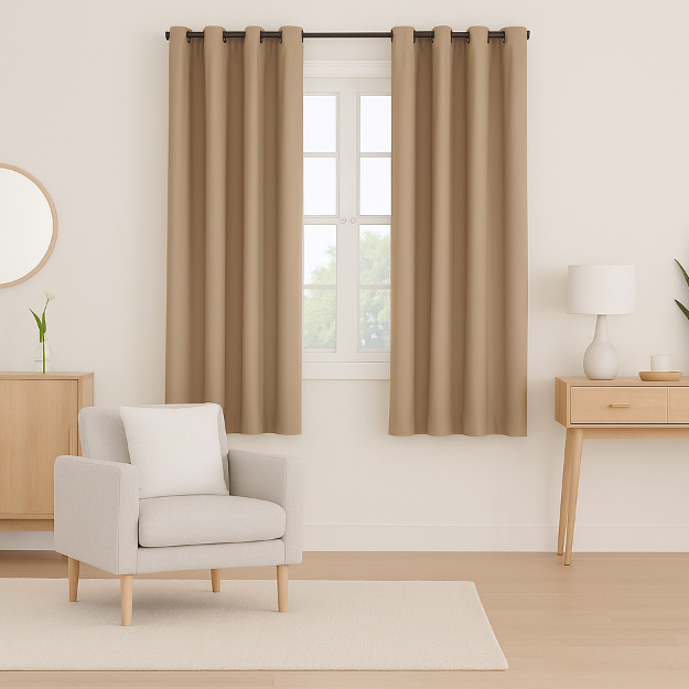 Cortina Blackout PVC Colors corta 100 % a luz 2,20 m x 1,30 m Sala Quarto Cozinha