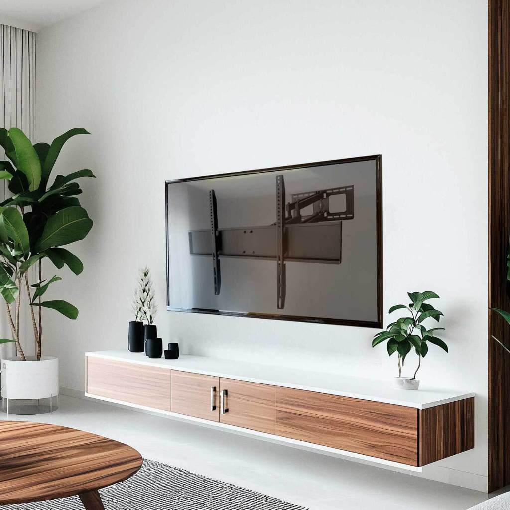 Suporte Triarticulado Reforçado P/ Tv De 42" A 100" - Preto