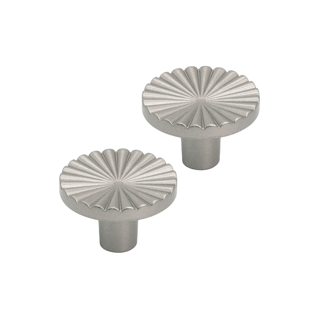 2 Uni Puxador Redondo Comoda Quarto Guarda Roupa Wave 34mm