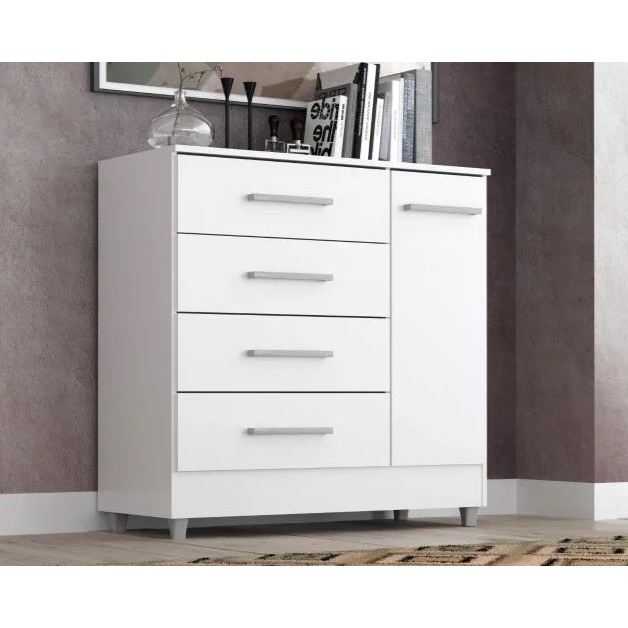 Cômoda Branca com Prateleiras: Onde Comprar | BuscaProdutos