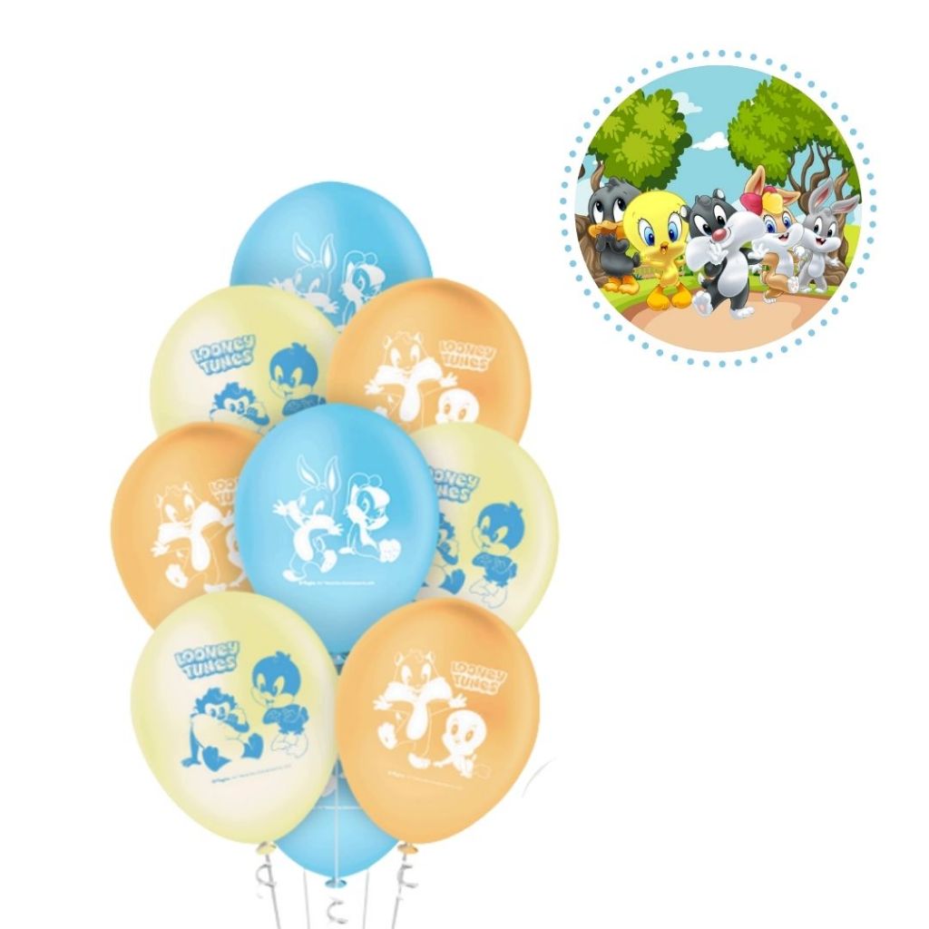 25~125 BALAO LATEX REDONDO 9 pol. LOONEY TUNES  Regina em Oferta na Shopee