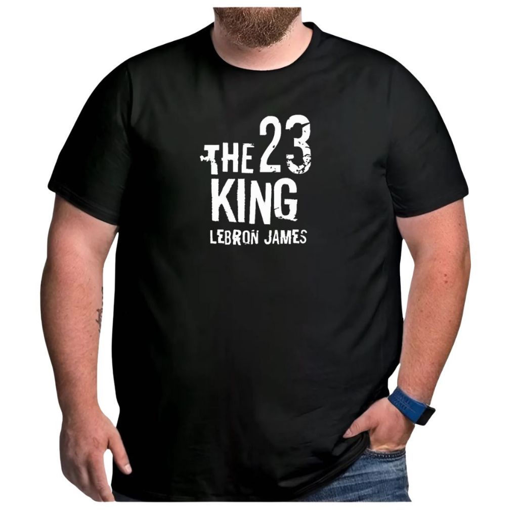 Camiseta Basquete Plus Size King James Logo Lebron Cleveland