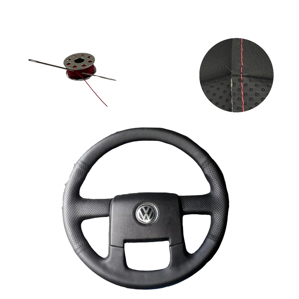 Capa De Volante Para Costurar Linha Vermelha Constellation VW 24250 2006 a 2012