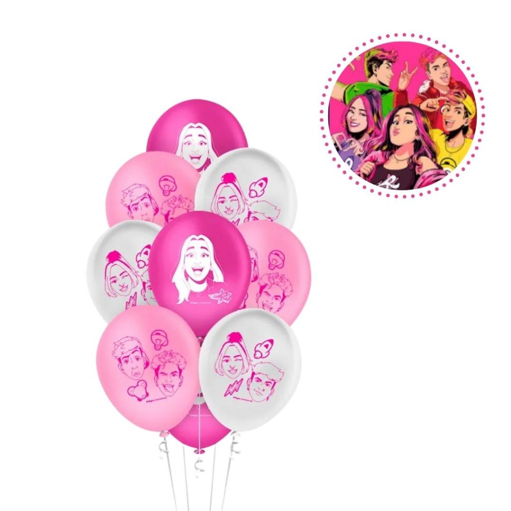 25~125 BALAO LATEX REDONDO 9 pol. EMILLY VICK REGINA em Oferta na Shopee