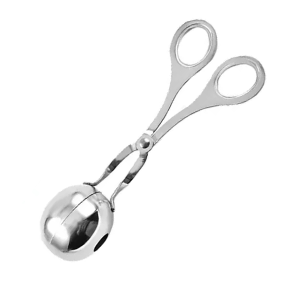 Modelador Molde Boleador Inox 3,5cm Montar pratos decorativos cosméticos em formato esférico