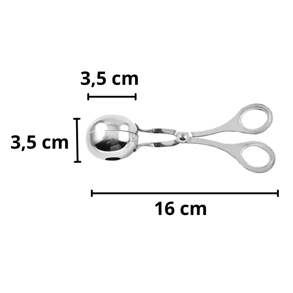 Molde Boleador Inox 3,5cm