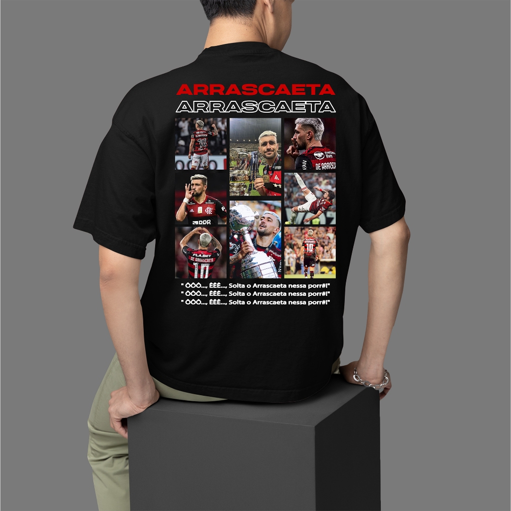 CAMISETA ARRASCAETA LIBERTADORES GIORGIAN DE ARRASCAETA 100% ALGODÃO ENVIO IMEDIATO em Oferta na Shopee