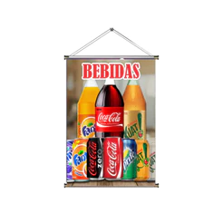 Banner Faixa I Bebidas I Refrigerantes I 40x60cm