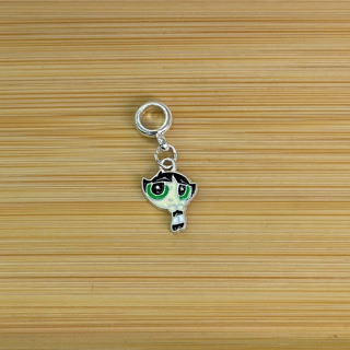 Berloque Docinho - As meninas Superpoderosas, banhado a prata em Oferta na Shopee