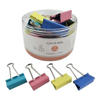 Binder Clip Colorido Prendedor De Papel Clips Borboleta Pastel 19mm 25mm 51mm em Oferta na Shopee