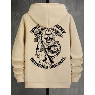Moletom casaco Blusa de Frio Sons Of Anarchy Redwood Original Novo! em Oferta na Shopee