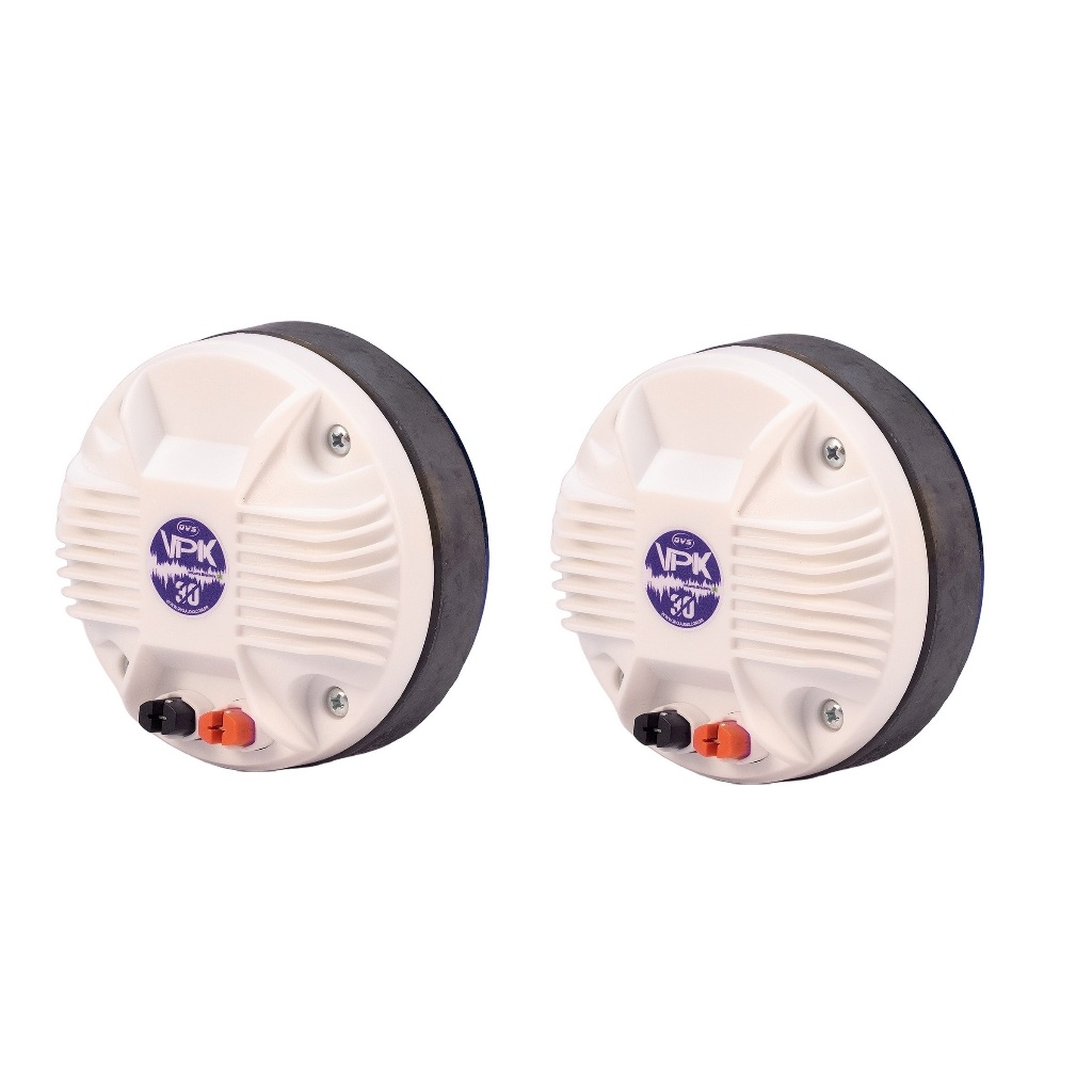 2 Driver QVS 30VPK 120W RMS 8 OHMS TITANIO Titanium Som Automotivo Som profissional Driver TI Corneta Ti