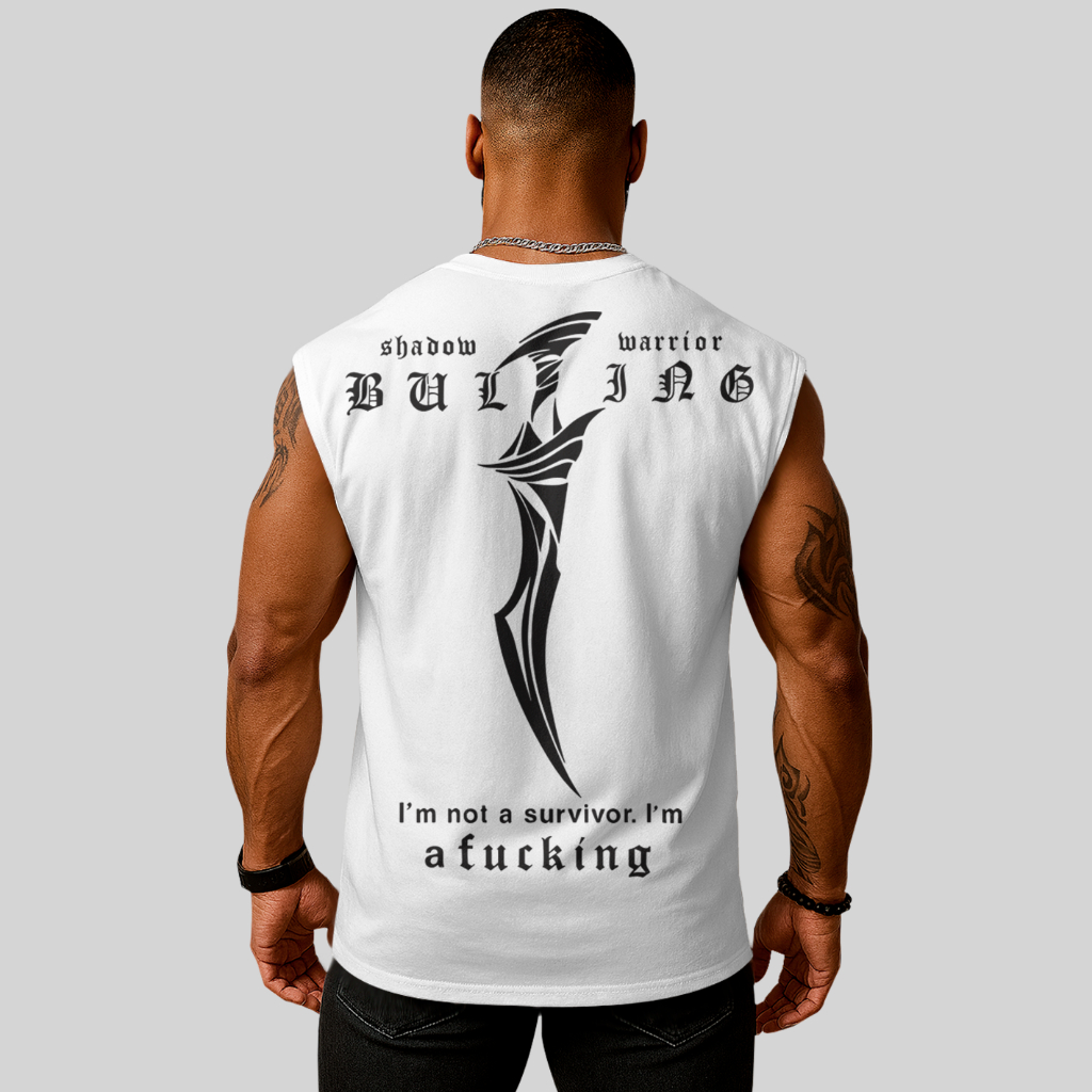 Regata Oversized Shadow Warrior Bulking Força Stilo Treino Academia StreetWear em Oferta na Shopee