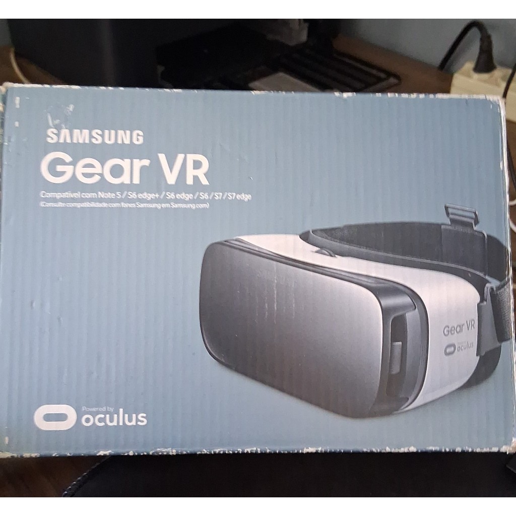 SAMSUNG GEAR VR SM-R322 ÓCULOS DE REALIDADE VIRTUAL EM 3D BRANCO