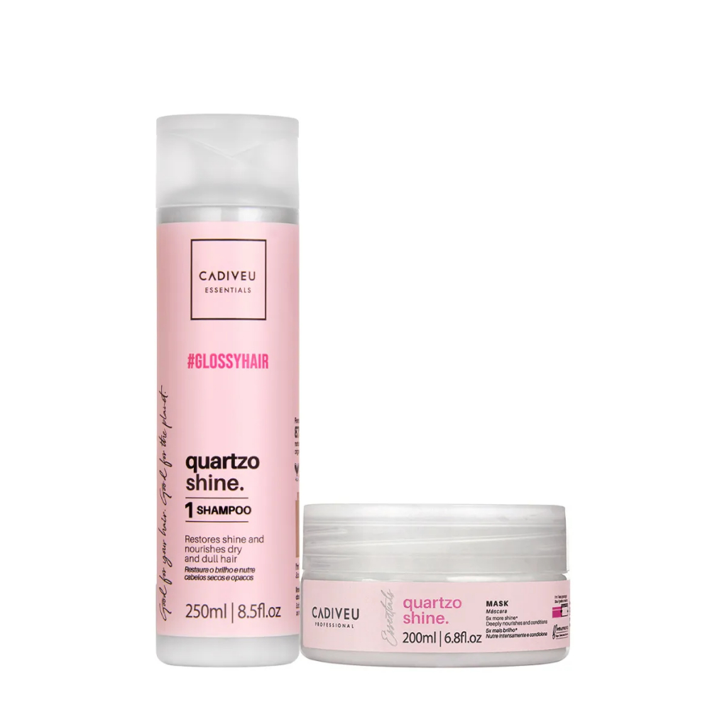Kit Shampoo e Máscara Quartzo Shine - Cadiveu - Beauty