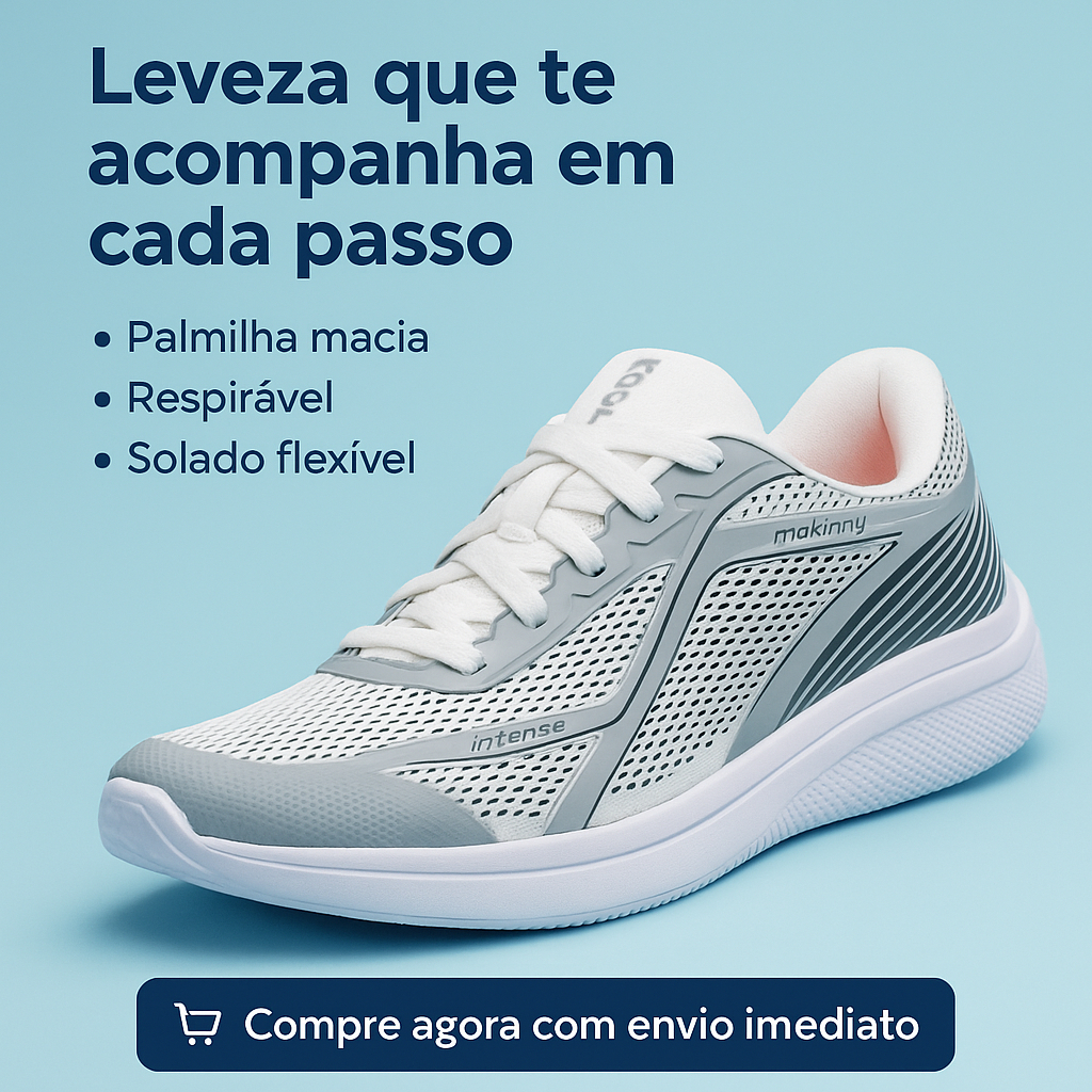 Tênis Feminino Leve para Corrida e Academia – Respirável e Confortável 2024