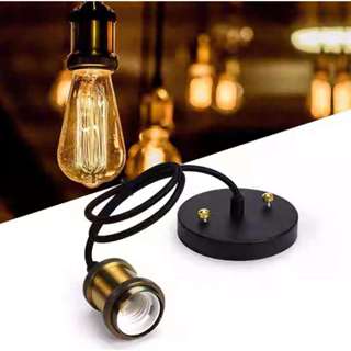 Fio Pendente Metal 1Metro Canopla Decorativa Sofisticado 1199 em Oferta na Shopee