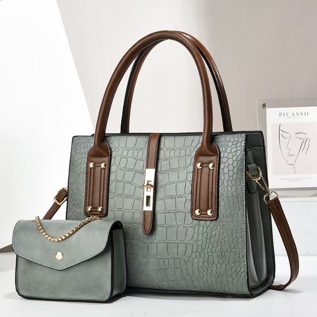 BOLSA FEMININA + BOLSINHA COD-8001 — imagem 2 de 2