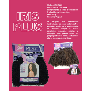 Cabelo cacheado Miracle Iris Plus 320g em Oferta na Shopee