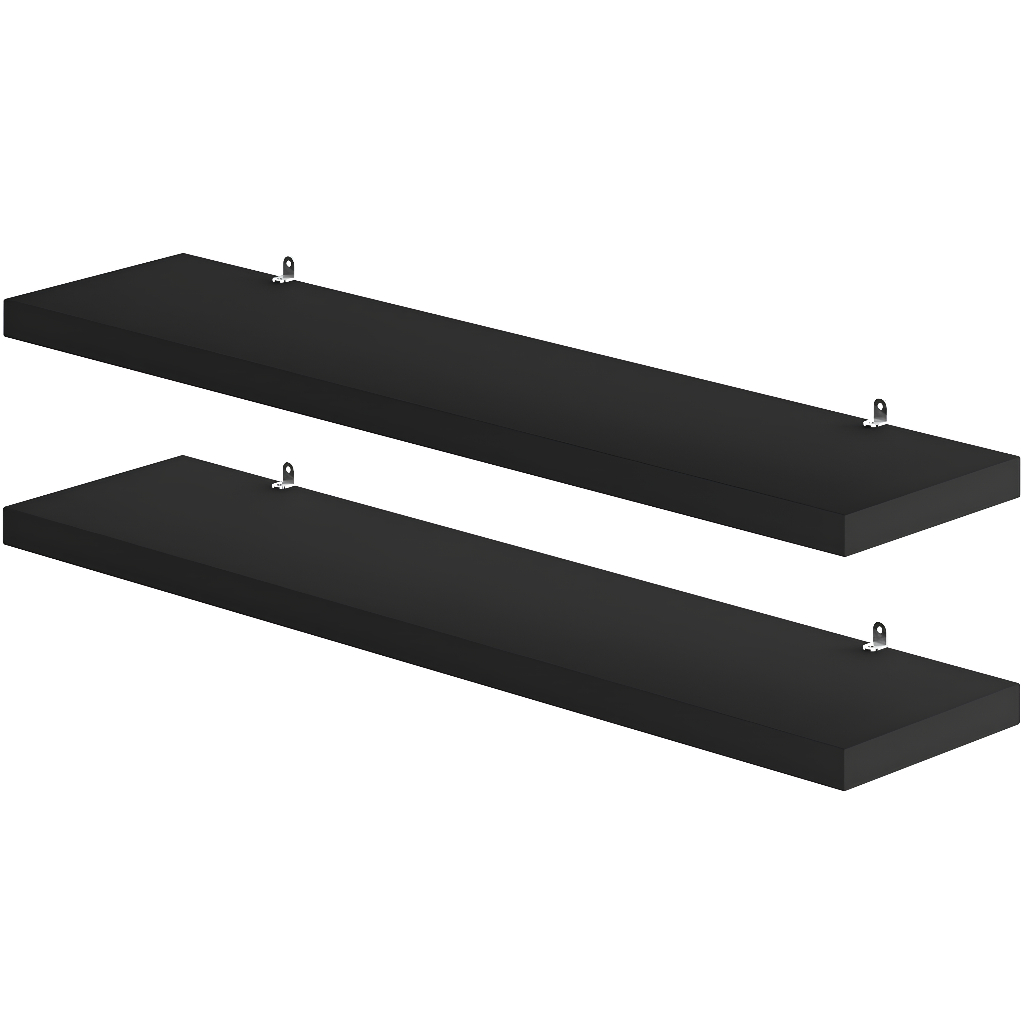 Kit 2 Prateleiras de Parede Multiuso Nicho 40x10cm em Mdf Reforçado 15mm em Oferta na Shopee