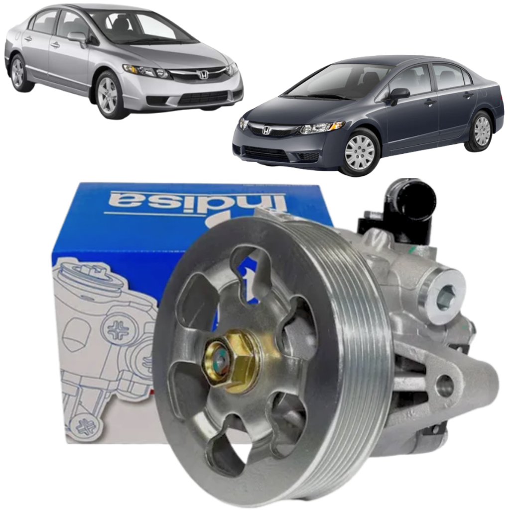 Bomba de Direção Hidráulica Para Honda Civic 1.8 2.0 16v 2006 2007 2008 2009 2010 2011 em Oferta na Shopee