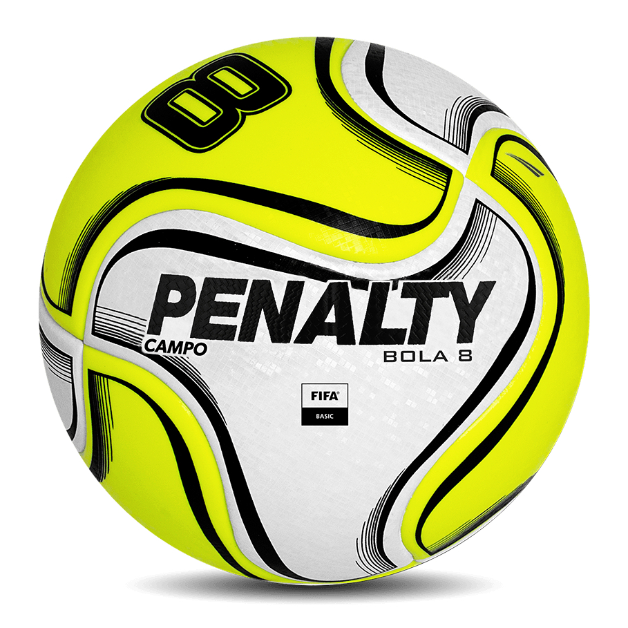 Bola Futebol de Campo Penalty 8 Neon Termotec Profissional Oficial