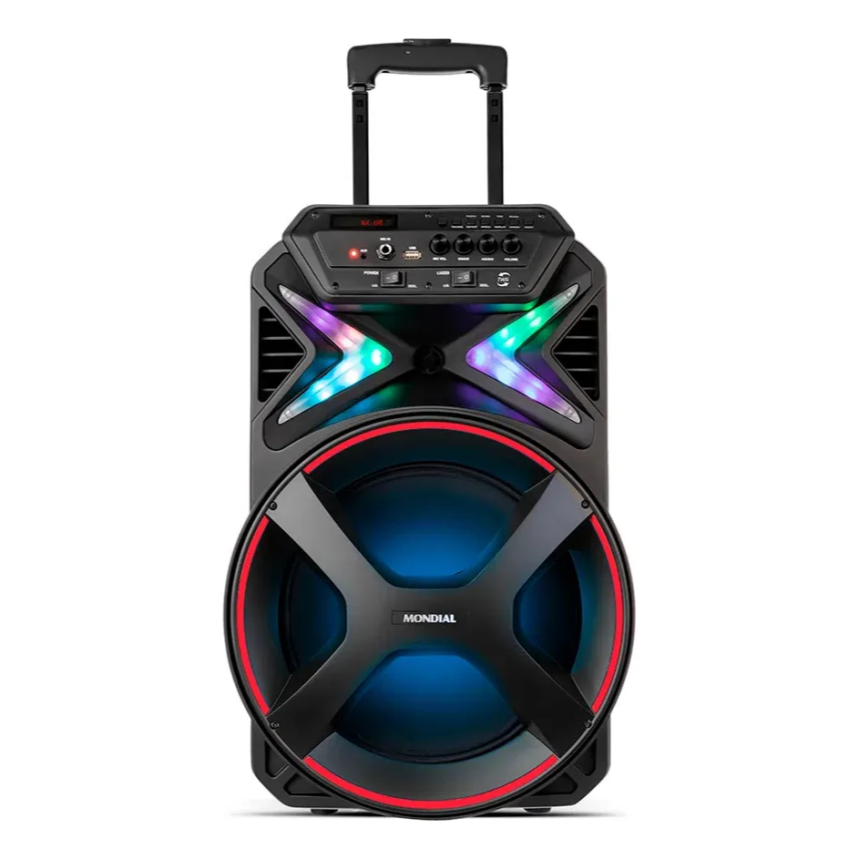 Caixa de Som Amplificada Mondial Connect Lights 400W