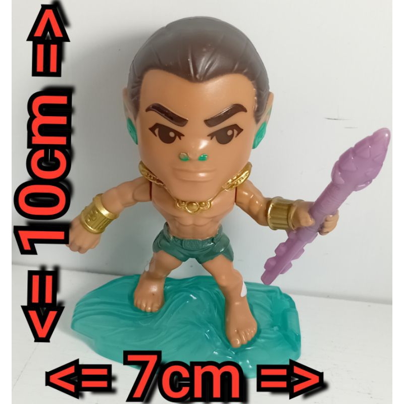 Boneco Namor Coleção Pantera Negra Mcdonalds 2022 .O boneco tem aproximadamente 10cm de altura.Original do McDonald's la