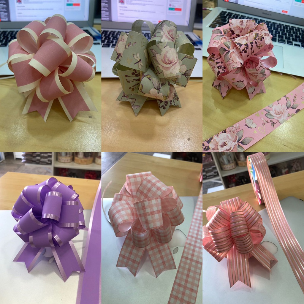 KIT 10 LAÇOS BOLA (SORTIDOS) FITA MAXI ALBANO 11CM em Oferta na Shopee