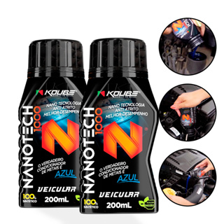 Condicionador de metais veicular Redutor de atrito diminui desgaste motor Kit Nanotech 2 Unidades em Oferta na Shopee