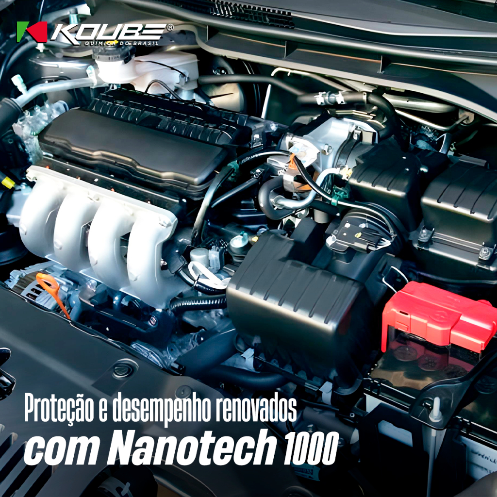Limpa Motor Removedor de Impurezas Automotiva Kit Nanotech + Perfect Clean Flex Koube 3 Unidades — imagem 2 de 2