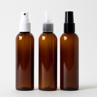 Kit 02 Unidades Frasco Pet Cilíndrico Âmbar Válvula Spray 240mL em Oferta na Shopee